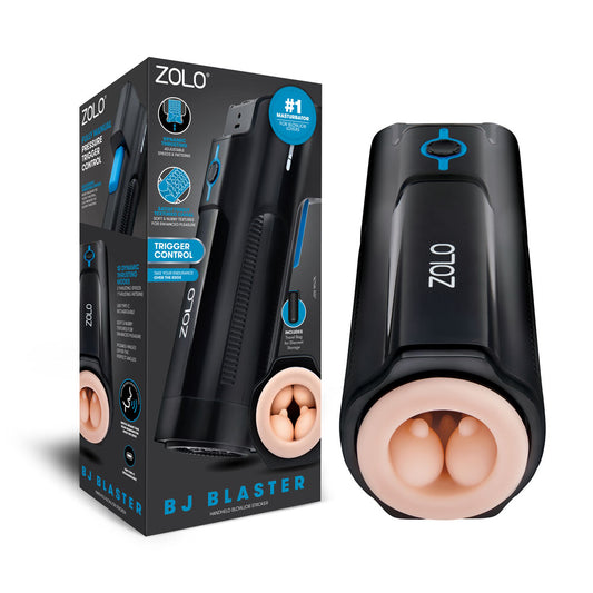Zolo Bj Blaster Usb Rechargeable Vibrating & Thrusting Masturbator
