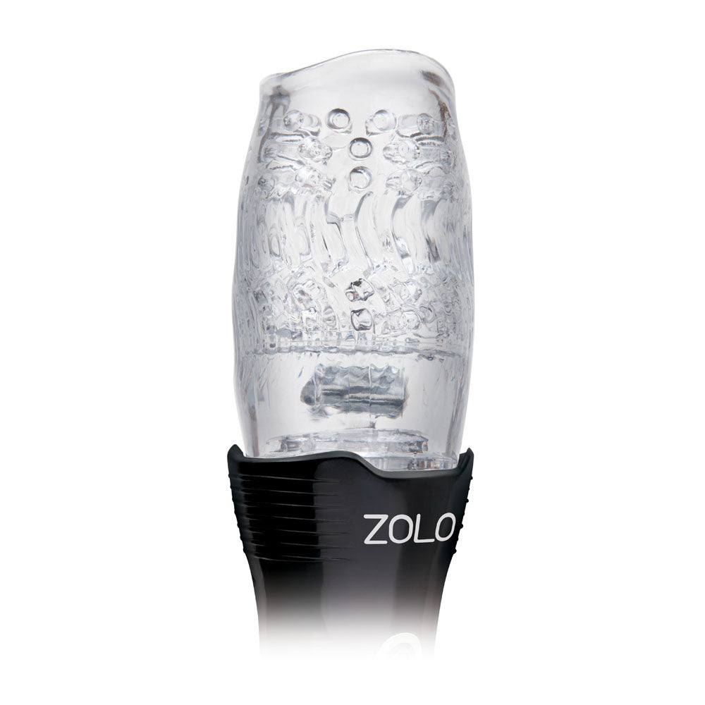 Zolo The Original Gawk Gawk Clear Usb Rechargeable Vibrating, Rotating & Thrusting Masturbator