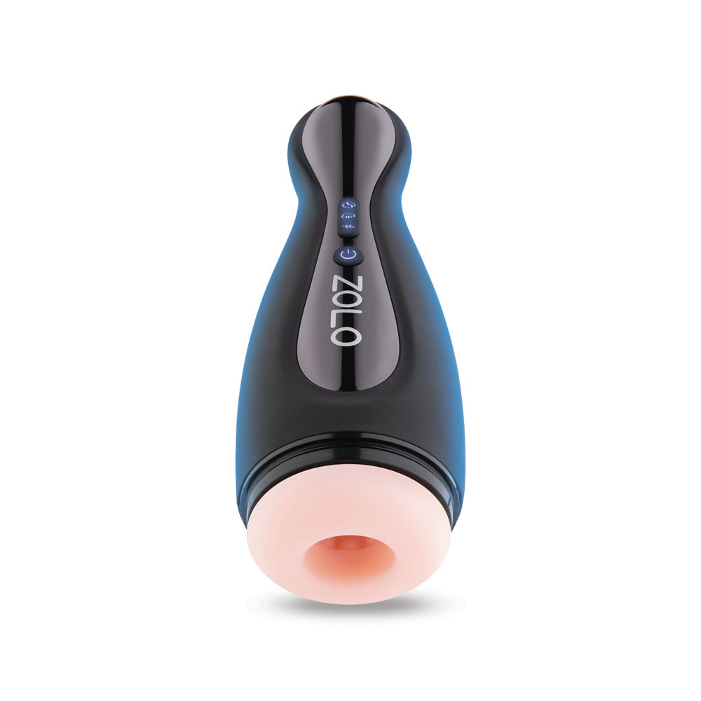 Zolo Blowpin Flesh Usb Rechargeable Auto Sucking And Vibrating Masturbator