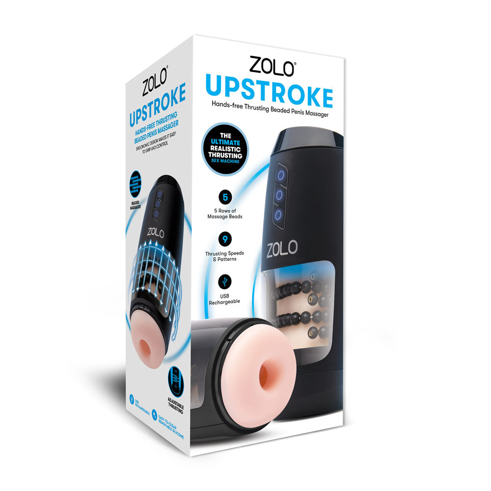 Zolo Upstroke Flesh Usb Rechargeable Auto Thrusting Masturbator