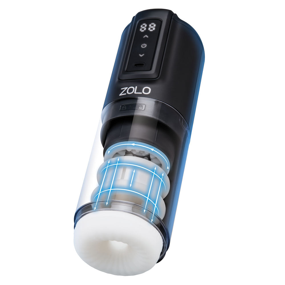 Zolo Hawk Tuah Ultimate Bj Stroker Usb Rechargeable Thrusting & Rotating Auto Stroker