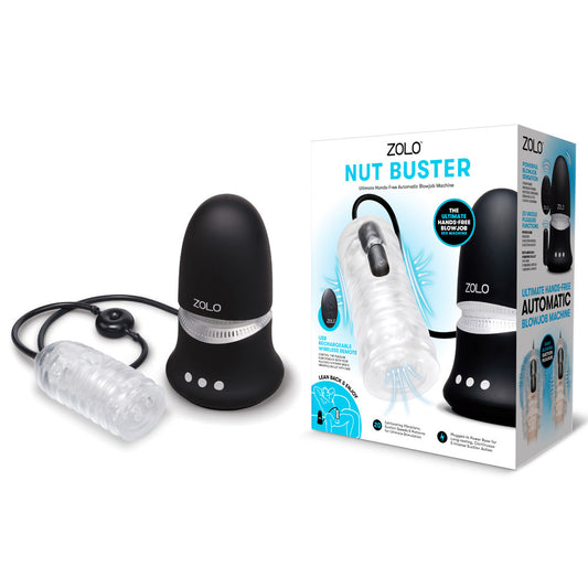 Zolo Nut Buster Mains Powered Hands Free Automatic Blowjob Machine
