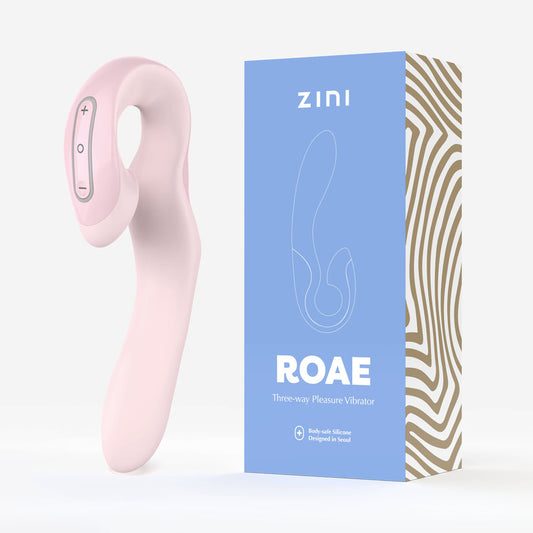 Zini Roae Pink Pink 19.5 Cm Usb Rechargeable Vibrator