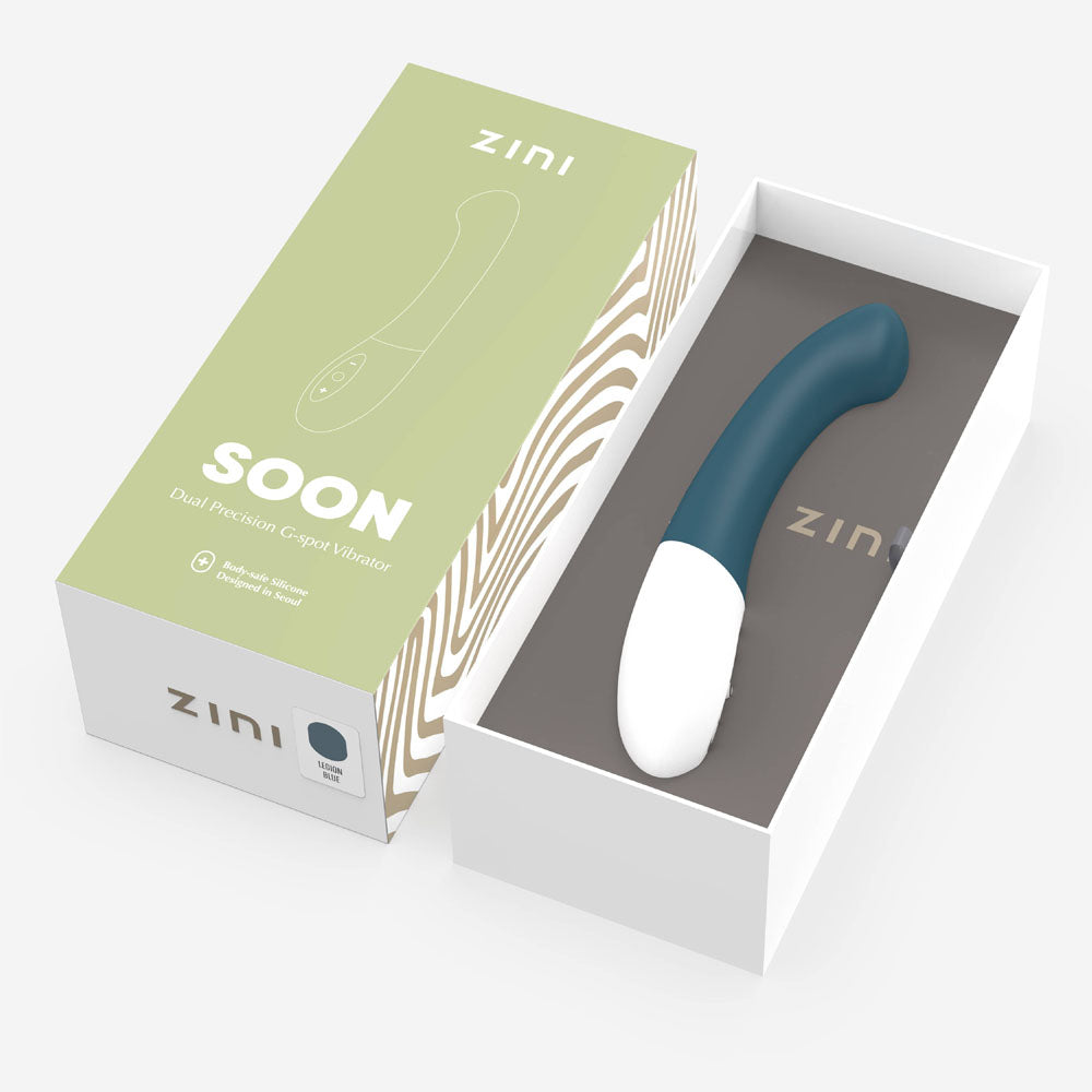 Zini Soon Legion Blue 20 Cm Usb Rechargeable Vibrator