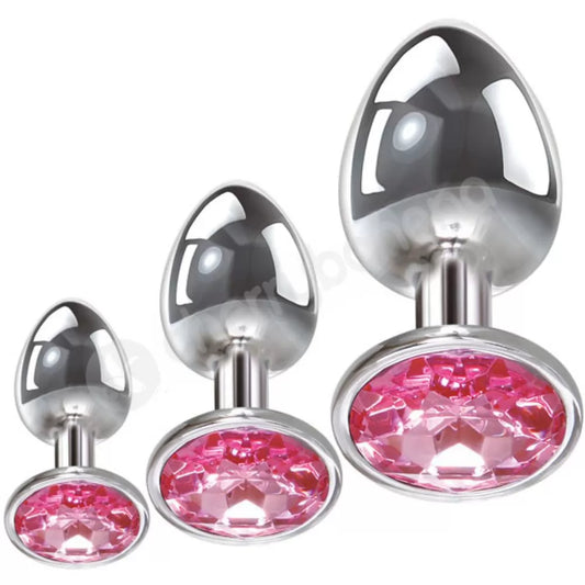 Anal Plug Metal Set of Three