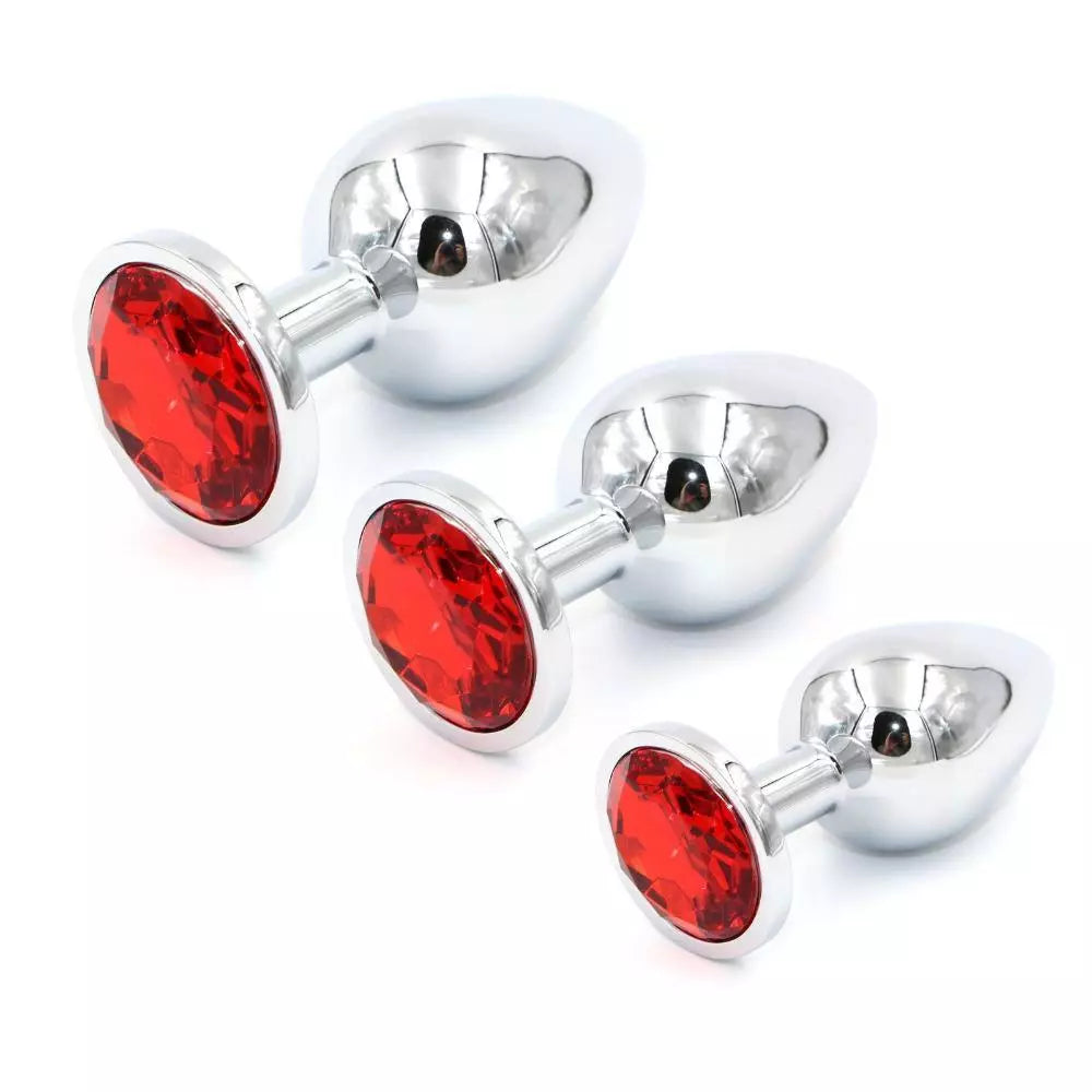Anal Plug Metal Set of Three