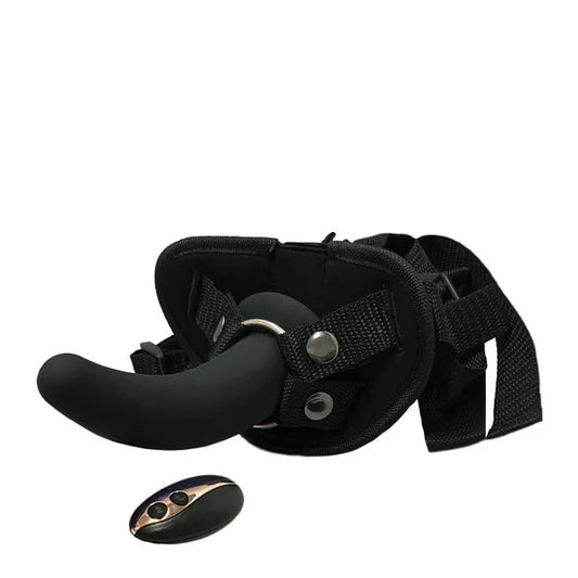 5 Inch Vibration Dildo Strap-On with Remote